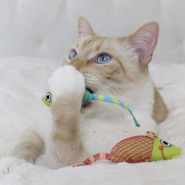 Petstages Catnip Chew Mice – extra productfoto 1